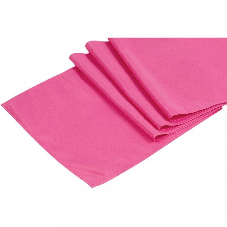 Pink, Fuchsia Polyester Runner