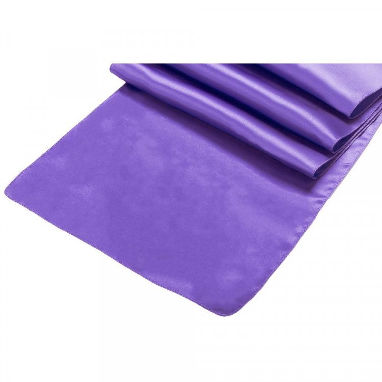 Purple, Royal Satin Runner