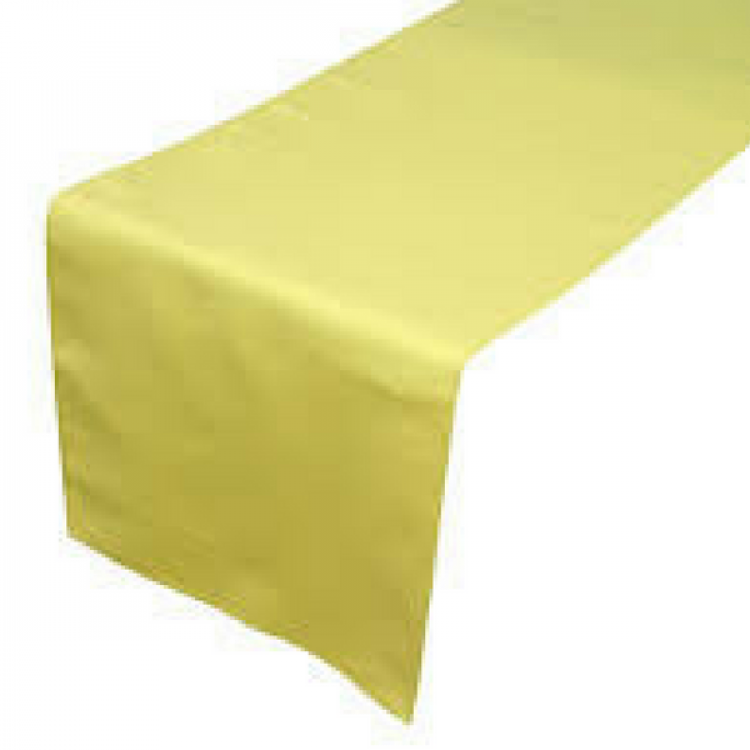 Yellow, Bright Satin Runner