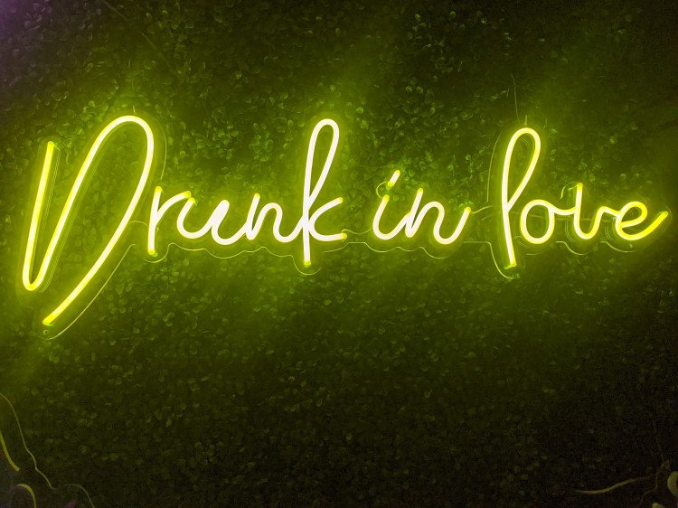 Drunk in Love Neon Sign