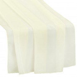 Ivory Chiffon Runner