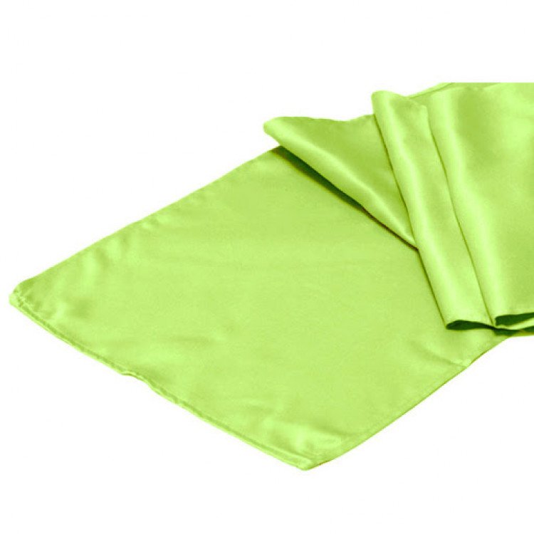 Green, Lime Matte Satin Runner