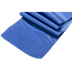 Blue, Royal Matte Satin Runner