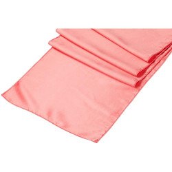 *Pink, Coral Taffeta Runner