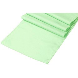 *Green, Apple Taffeta Runner