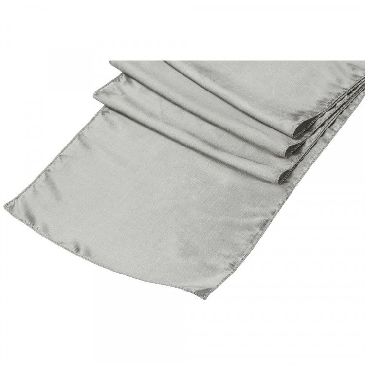 Silver, Taffeta Runner