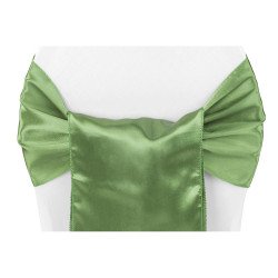 *Green, Moss Satin Chair Sash