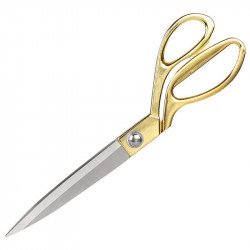 Gold Ribbon Cutting Scissors