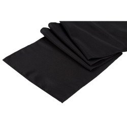 Black, Polyester Runner