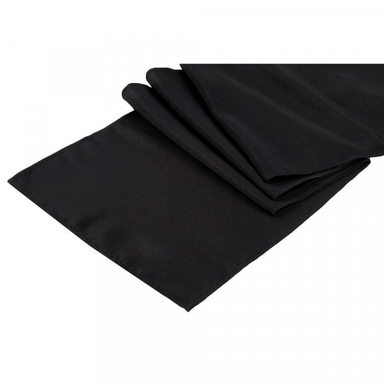 Black, Polyester Runner