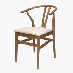 Dark Walnut Wishbone Chair