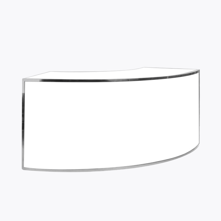 Phoenix Curve Bar - Silver Frame with White Inserts Phoenix Curve Bar - Silver Frame with White Inserts