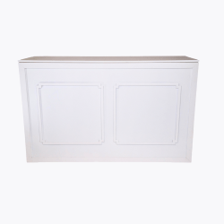 6ft Century Bar - White