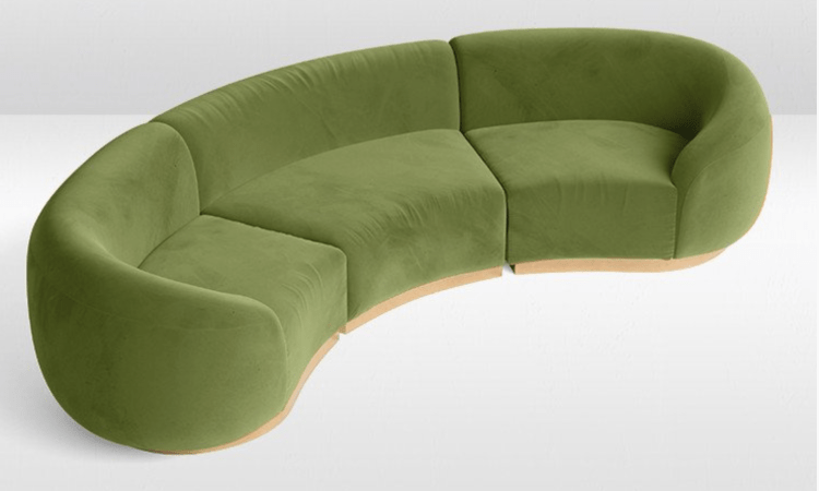 Cascade - Arc Sofa - Moss