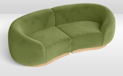 Cascade - Loveseat - Moss
