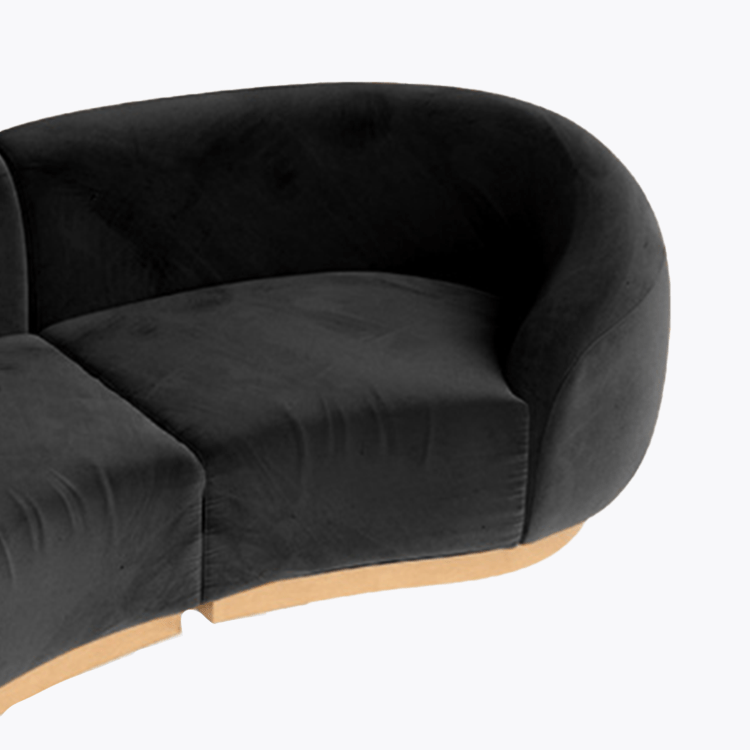 Cascade - Right Corner - Black Velvet