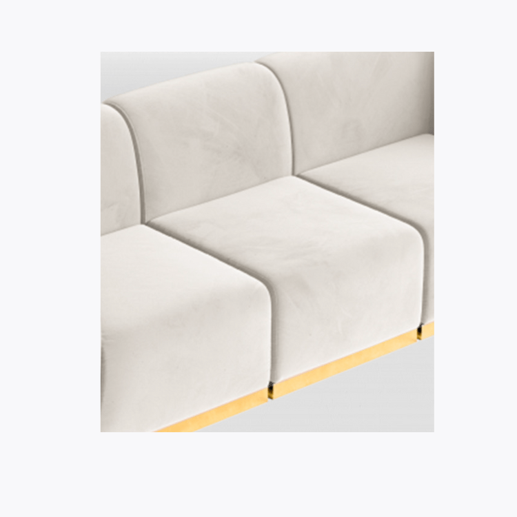 Colette - Mid - Ivory Velvet