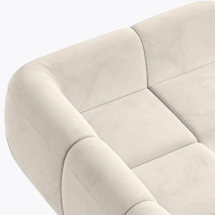 Colette - Corner - Ivory Velvet