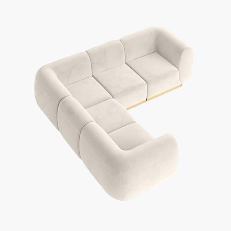 Colette - L Sofa - Ivory