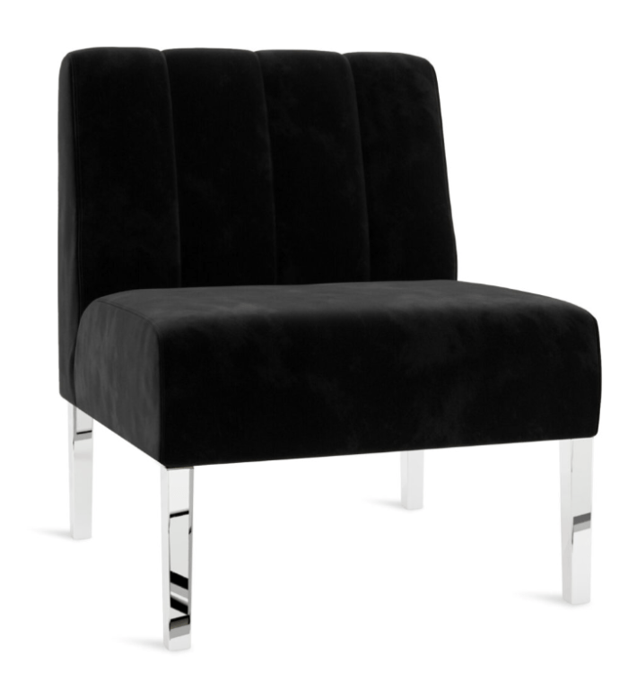 Kincaid Chair - Black Velvet