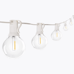 LED Bistro Lights - 50' - White LED Bistro Lights - 50' - White