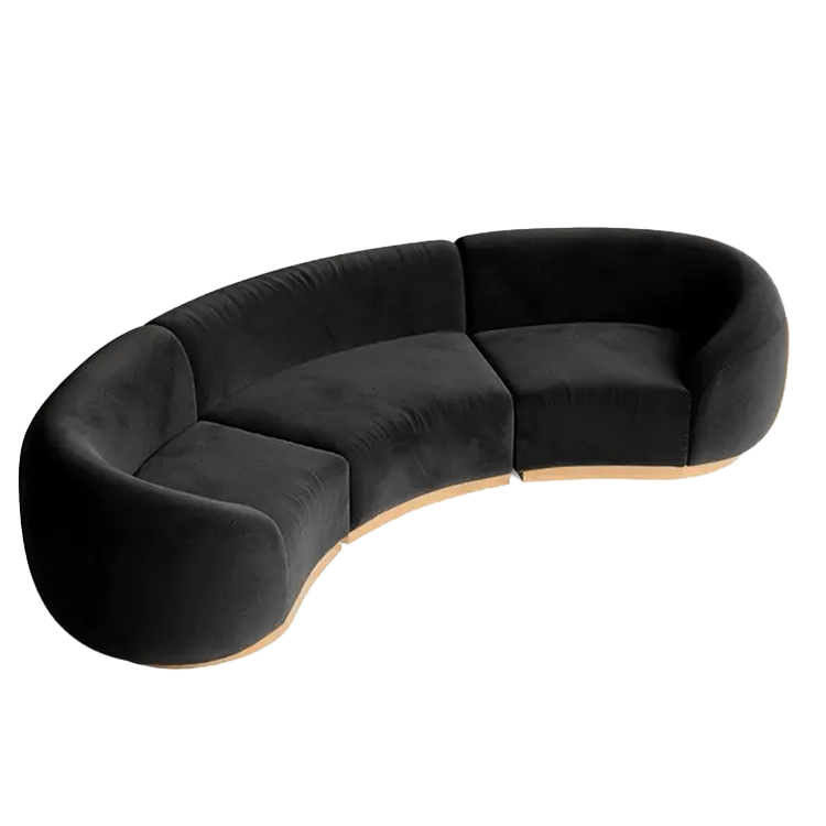 Cascade - Arc Sofa - Black