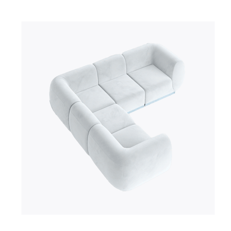 Colette - L Sofa - Rain