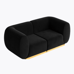Colette - Loveseat - Black