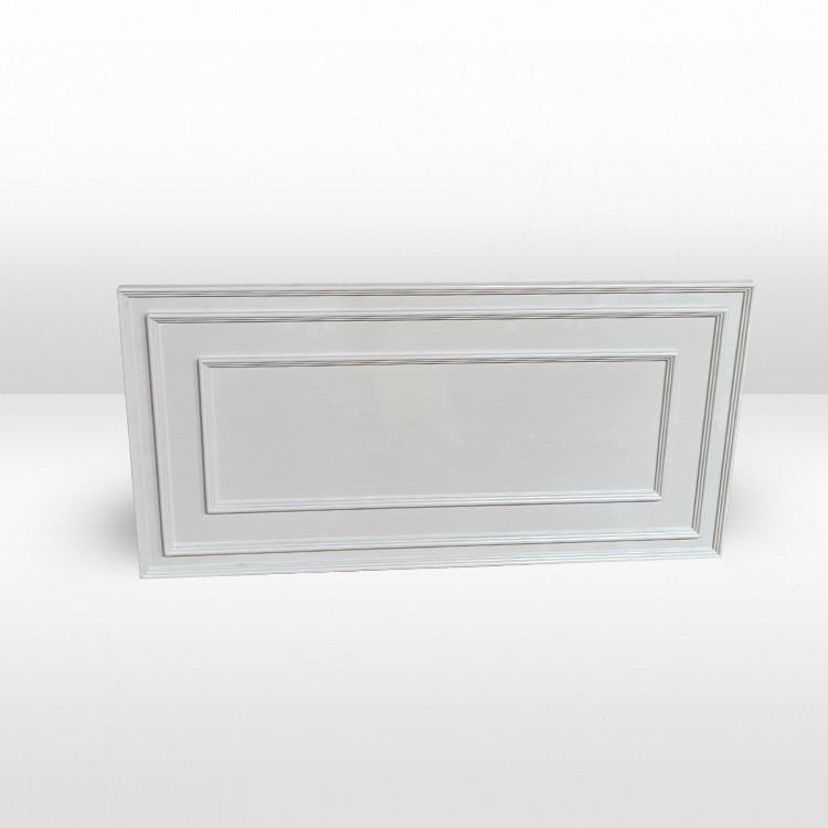 Stage Skirt Facade - White Century - 12 inch Tall