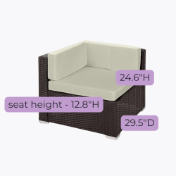 Rattan Patio Furniture - Corner