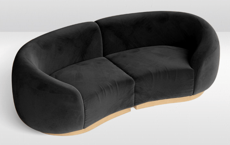 Cascade - Loveseat - Black