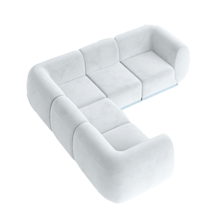 Colette - L Sofa - Rain