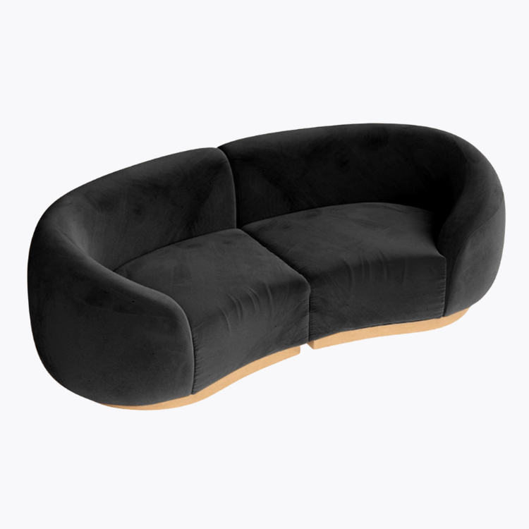 Cascade - Loveseat - Black