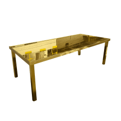 Apex Dining Table - Gold