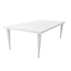 Onyx Dining Table - White