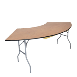 60 x 30 Serpentine Table - Wood