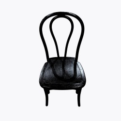 Black Bentwood Chair