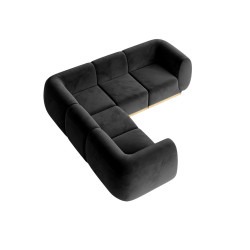 Colette - L Sofa - Black