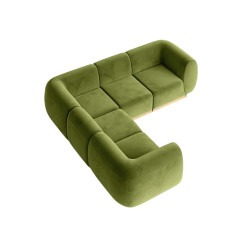 Colette - L Sofa - Moss