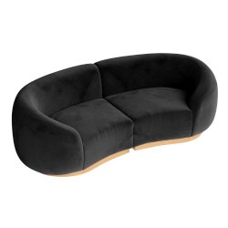 Cascade - Loveseat - Black
