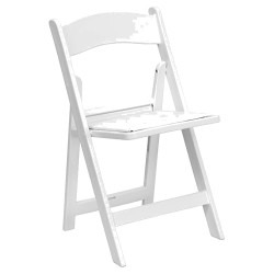 White Padded Chair