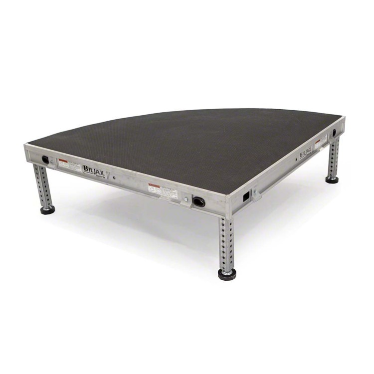 4' Quarter Round Stage Panel - 12 Inch Height