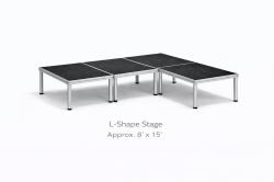 L-Shape Stage - 23' height