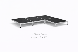L-Shape Stage - 12' height