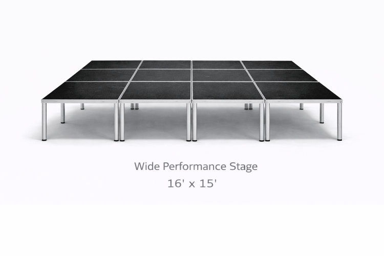 Wide Performance Stage - 23' height