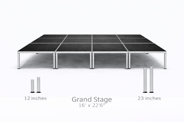 Event Stage - 16' x 22'6 - 23' height