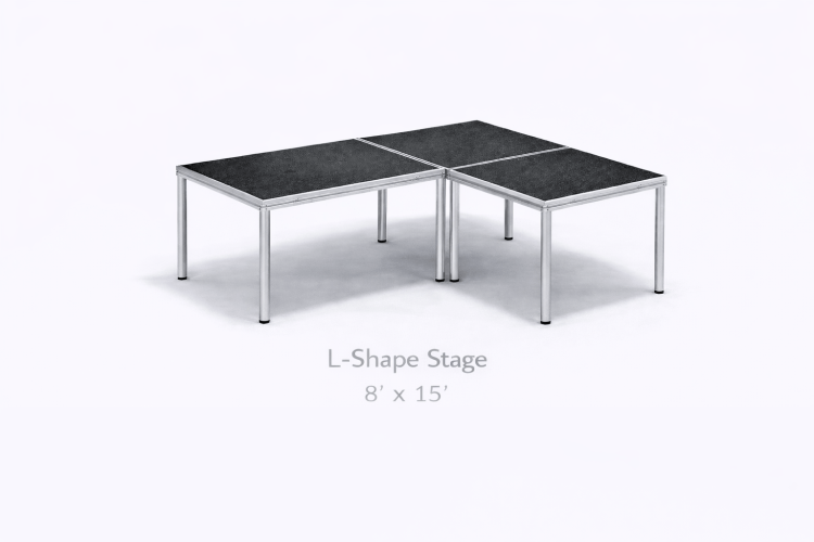 L-Shape Stage - 23' height