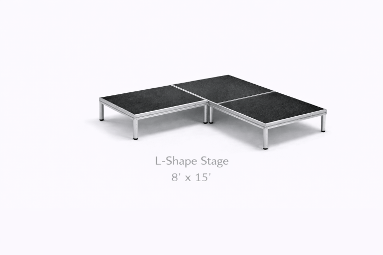 L-Shape Stage - 12' height