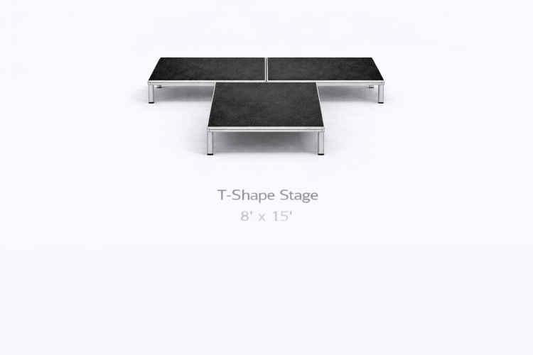 T-Shape Stage - 12' height