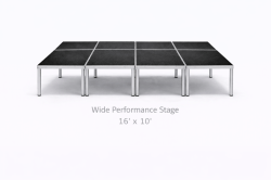 Wide Performance Stage - 23' height